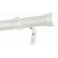 thumbnail image 1 of Gold Curtain Rod for Windows es Diameter Adjustable Heavy Duty Rod Modern Decorative Drapery Rods Easy Installation Telescoping Single Window Curtain Rods (Gold &#, 1 of 7