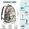 thumbnail image 5 of Pioneer Flower Backpack for School,Cute School Bag,Schoolbag with Adjustable Shoulder Straps & Padded Back,16.9 Inch, 5 of 5