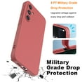 thumbnail image 2 of For Samsung Galaxy A55 5G Phone Case, Ebizware Shockproof Liquid Silicone Case Full-Body Protective Rugged Rubber Slim Cover with Microfiber Lining for Galaxy A55 5G (Red), 2 of 8