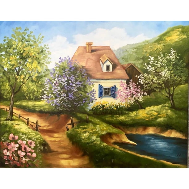 Diamond Painting (DE1470) Cuadrado 5D DIY House Wall Picture Mosaico (B120) 50x70cm FLhrweasw Nuevo