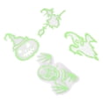 thumbnail image 2 of Pegatinas Luminosas De Halloween, Pegatinas De Halloween, Sensación De Terror, Efecto Fluorescente, 4 Piezas Para Ventana Anggrek Otros, 2 of 8