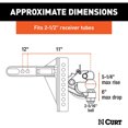 thumbnail image 2 of Curt Adjustable Channel Mount Pintle Hitch Combination w/ 2-5/16 Inch Ball, 2 of 10