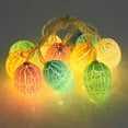 thumbnail image 3 of goowrom 10ft 20 LED Easter Eggs String Lights Easter Decorations, 3 of 7