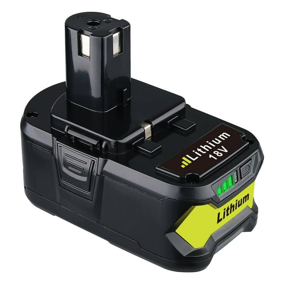 MINGSCI 8.0 Ah 18V Replacement for Ryobi 18Volt Battery Lithium ion Batteries P108 P102 P103 P104 P105 P107 P109,1-Pack