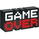 thumbnail image 1 of Game Over Pixel Light de 8 bits, luz ambiental que cambia de color y responde al sonido Sincero Electrónica, 1 of 5