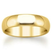 14kt Yellow Gold Classic Wedding Band, 5 mm