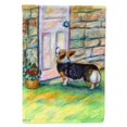 thumbnail image 1 of Carolines Treasures 7370GF Drapeau Taille Corgi Garden, 1 of 3