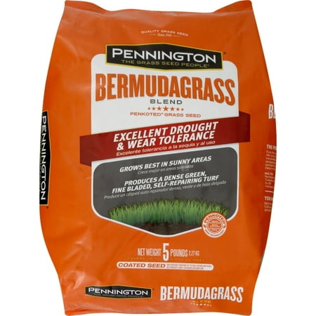 Pennington Seed 100524436 Bermuda Grass Blend Seed Mixture, (Best Bermuda Grass Seed Brand)