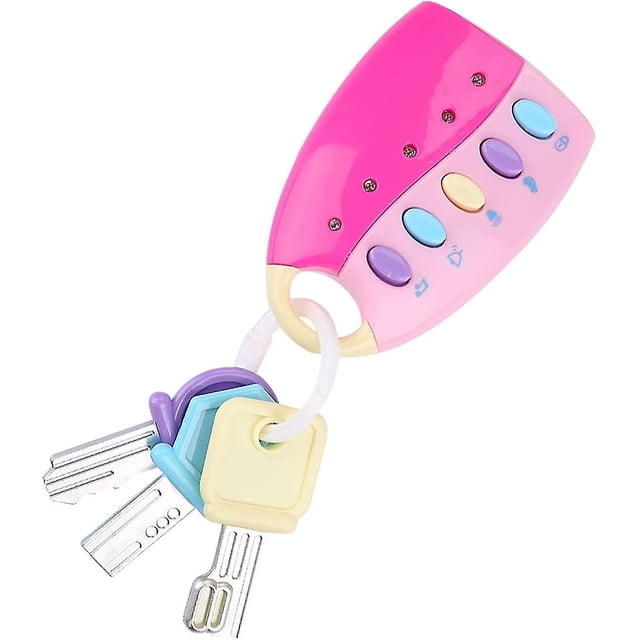 Llaves para bebé, luces musicales, llave remota inteligente, juguete, accesorio para llave de coche, juego de juego, regalo de día