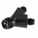 thumbnail image 4 of Neyseki AN10 10AN a AN6 6AN conector macho Y adaptador de montaje de bloque negro, 4 of 7