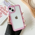 thumbnail image 5 of Case for iPhone 13 6.1 Inch, Clear Soft Silicone Bumper Protective Retro Color Transparent Shockproof Slim Phone Case Cover for iPhone 13 6.1 Inch - Black, 5 of 5
