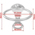 thumbnail image 2 of ISURE MARINE Stainless Steel Boat Cup Drink Holder for Marine Yacht Truck RV, 2 of 4