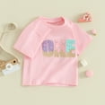 thumbnail image 3 of Okbabeha Toddler Baby Girl Birthday Outfits 1st 2nd 3rd 4th 5th 6Year Brithday Shirt Embroidery Tee Top Birthday Clothes Gift, 3 of 7