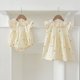 thumbnail image 3 of Vestido de princesa Floral bordado de verano para niña, bonito encaje con cuello de hoja de loto, Body para bebé, trajes para hermana, ropa dulce para niño, 3 of 6