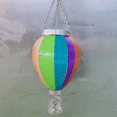 thumbnail image 6 of Outdoor Lanterns Hot Air Balloon Solar Lantern with Candle Holder for Garden Decor,Hanging Solar Lights Outdoor Rainbow,1 x Solar Lantern Outdoor Lights, 6 of 8