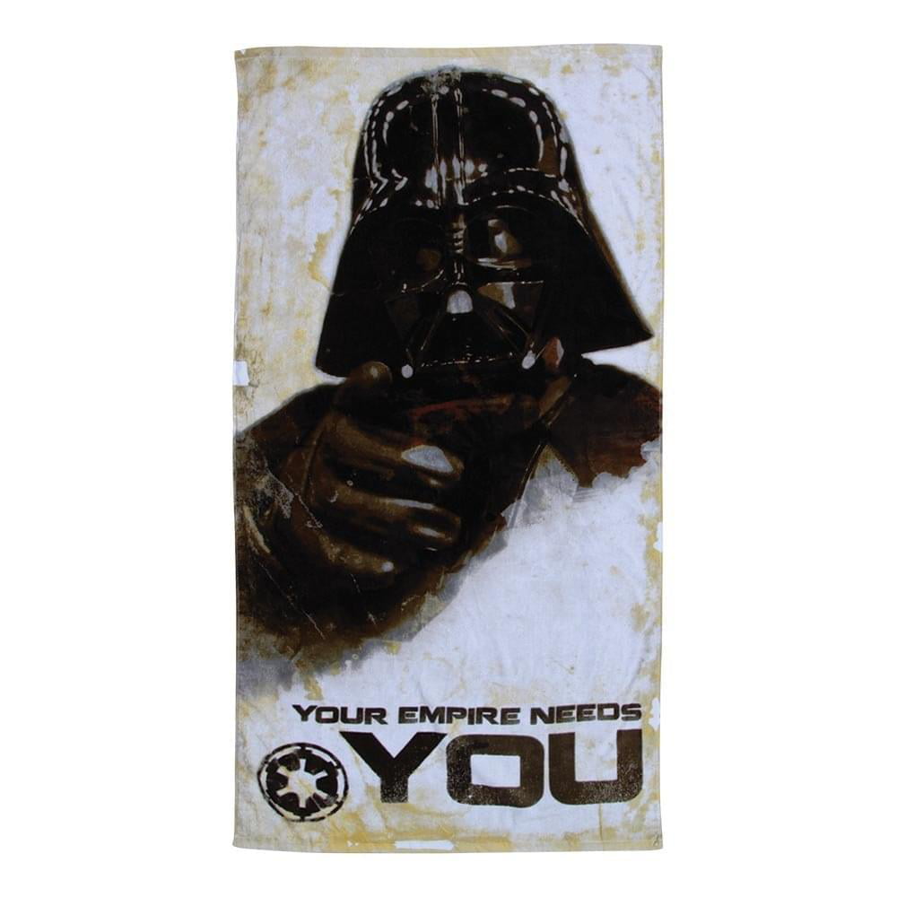 Star Wars Darth Vader Head Beach Towel  Velour 28x58 