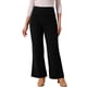 thumbnail image 1 of Pantalones de pana para mujer INSPIRE CHIC 2025, casuales, de cintura alta, con un botón, elásticos, sueltos y de pierna ancha con bolsillos, L, negro, 1 of 6