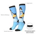 thumbnail image 5 of Saiise Bluey Funny Socks Men Women Boys Kids Adults Novelty Graphic Crew Tube Socks Crazy Design Casual Dress Socks for Sports,Running,Travel, 5 of 7