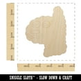 thumbnail image 2 of Funny Alpaca Face Doodle Wood Shape Unfinished Piece Cutout Craft DIY Projects - 4.70 Inch Size - 1/4 Inch Thick, 2 of 7