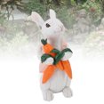 thumbnail image 1 of Decoraciones De Conejito De Pascua, Resina De Conejo Conejito De Conejo, Centavos De Mesa De Estatua De Conejo Pequeño De Primavera Interior, 1 of 7