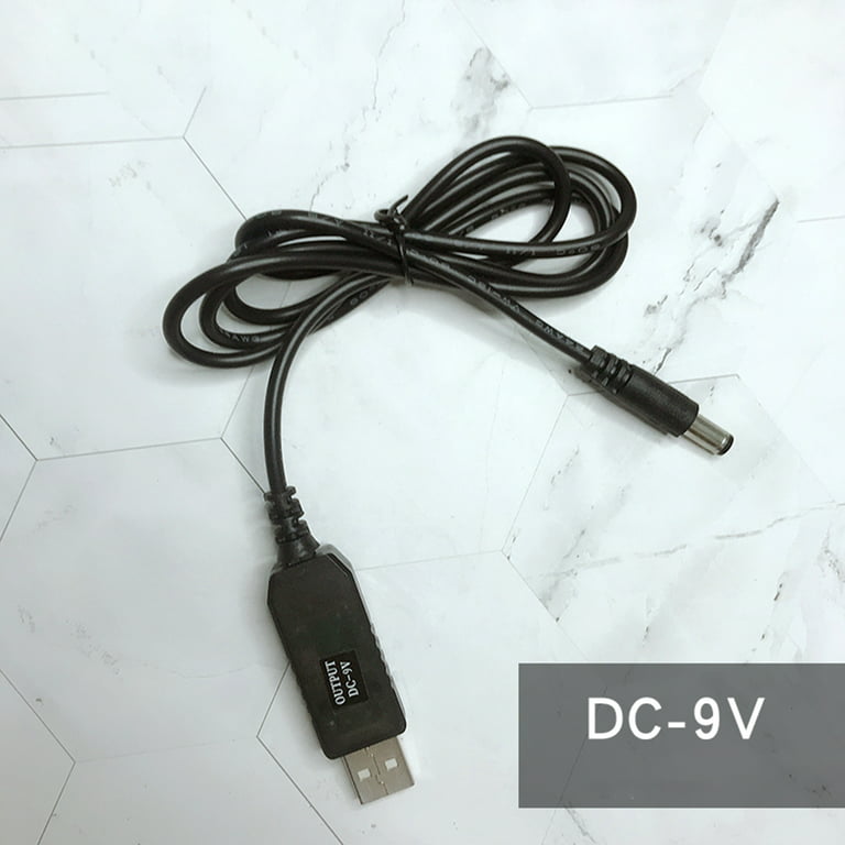 DC 5V 9V 12V Boost Voltage Cable USB Converter Adapter Power Bank
