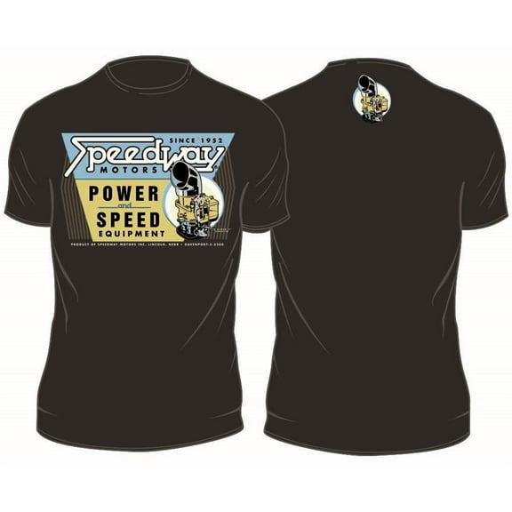 Power & Speed T-Shirt, Black, XXXL
