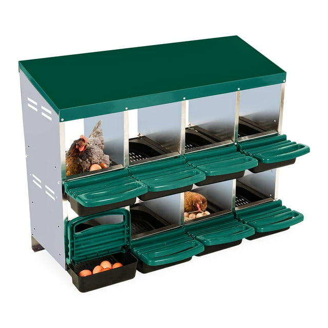 Cherish Roll Away Chicken Nesting Boxes – Durable Chicken Laying Boxes for Safe, Clean Egg Collection