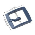 thumbnail image 3 of Shisuyan 4pcs 20mm Plastic Watch Band Buckle Watch Clasp Watch Accessories for Friends (Dark Blue), 3 of 8