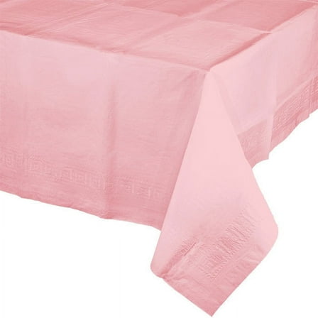 6 Count Bulk Pack Classic Pink Paper Table Covers 54" x 108"