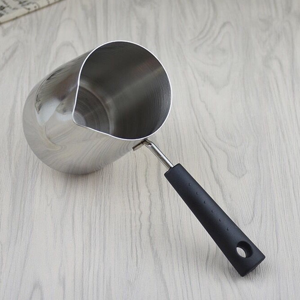 opvise Stainless Steel Wax Melting Pot DIY Candle Soap Melt Pitcher Milk Frothing Jug 600ml