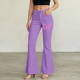 thumbnail image 3 of CONZONE Mens Casual Flared Pants Wide Leg Pants for Men Trendy High Waist Butterfly Graphic Bell Bottom With Pockets, 3 of 6