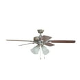 thumbnail image 4 of Craftmade Tce525c4 Twist N Click 52" 5 Blade Led Indoor Ceiling Fan - White, 4 of 4