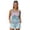 Blue and Pink-Peach Blossom, variant on DISNIMO Hummingbird Butterfly Printed Tankini Swimsuits for Women Floral Printed Bathing Suits Tummy Control Swimwear Swim Tank Top with Shorts, S