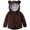 Coffee, variant on Zshosam Boys Lightweight Jacket Toddler Kids Fleece Hoodies Coat with Cute Newborn Infant Baby Zipper Jacket Fall Winter Warm Outwear Clothes Size 6 12 Months,(Coffee 6-12 Months)