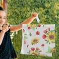 thumbnail image 5 of Dreamtimes Sunflower Soft Hand Towels 2-Piece Absorbent Bath Towel Decorative Fingertip Towels for Bathroom Gym Spa Hotel Beach Swimming Pool,14.4" x 28.3", 5 of 7