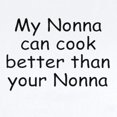 thumbnail image 2 of CafePress - My Nonna Can Cook Better Infant Bodysuit - Baby Light Bodysuit, Size Newborn - 24 Months, 2 of 4