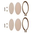 thumbnail image 2 of KLKCMS 2 Set DIY Wooden Cross Stitch Hoop Mini Embroidery oval vertical, 2 of 8