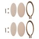 thumbnail image 2 of Juego de 2 aros de punto de cruz de madera para bordar, mini aros ovalados verticales para bricolaje ovalado vertical, 2 of 8