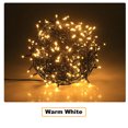 thumbnail image 3 of Guirnalda de luces LED impermeables de 100 m para fiestas navideñas, bodas, vacaciones, luces parpadeantes de hadas para árboles, patios, decoración al aire libre, 3 of 5