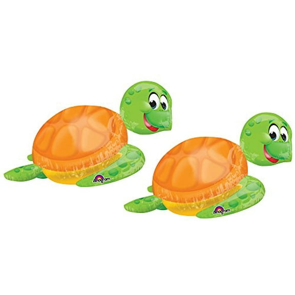 Set of 2 Jumbo Sea Turtle 31" Foil Party Balloons
