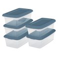 thumbnail image 1 of Sterilite Set Of (5) 5.7L Boxes- Blue, 1 of 2