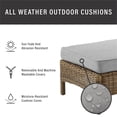 thumbnail image 5 of Crosley Furniture Bradenton Wicker / Rattan Outdoor Chaise Lounge in Brown, 5 of 5