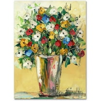 Trademark Fine Art "Spring Flowers in a Vase 9" Canvas Art by Hai Odelia