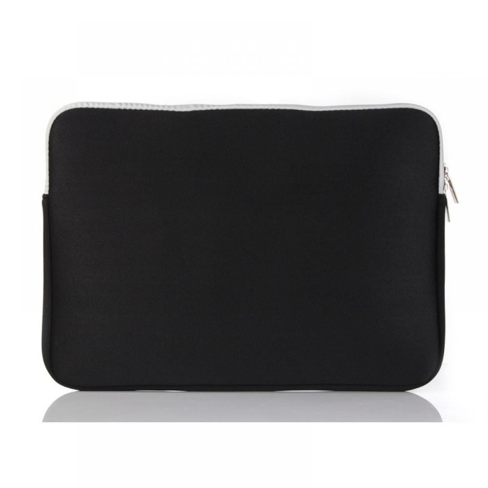 Summark 15.4 Inch Laptop Sleeve Case Women Men Shoulder Bag Briefcase Messenger Bag Portable Handbag(Black)