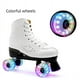 thumbnail image 2 of 4 Ruedas para Patines de 58 mm X 32 mm, Luminosas Patinetas Cuatro Ruedas, Exteriores con Luces, Color Rosa, 2 of 6