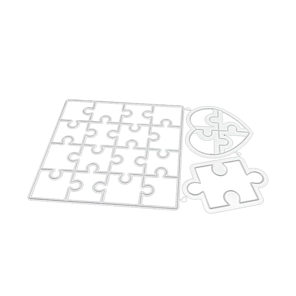 Heart Puzzle Metal Cutting Dies Stencil DIY Scrapbooking Album Stamp Paper Card