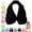 Black, variant on Hands Free Adjustable Bra Towel for Women - Shower Towel Bra Wearable Quick Dry Wrap Around Bath Towel with Straps for Drying Off After Bath Beach Pool