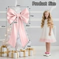 thumbnail image 3 of Big Bow Decorations for Christmas Birthday Party 40 x 24 inch Satin Ribbon Twist Tie Bow Large Wall Hanging Decor Decoration Room Backdrop Bridal Party, 3 of 8
