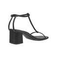 thumbnail image 5 of French Connection Women's Black 81 Textured Buckle Block Heel Dress Sandals Size 7, 5 of 5