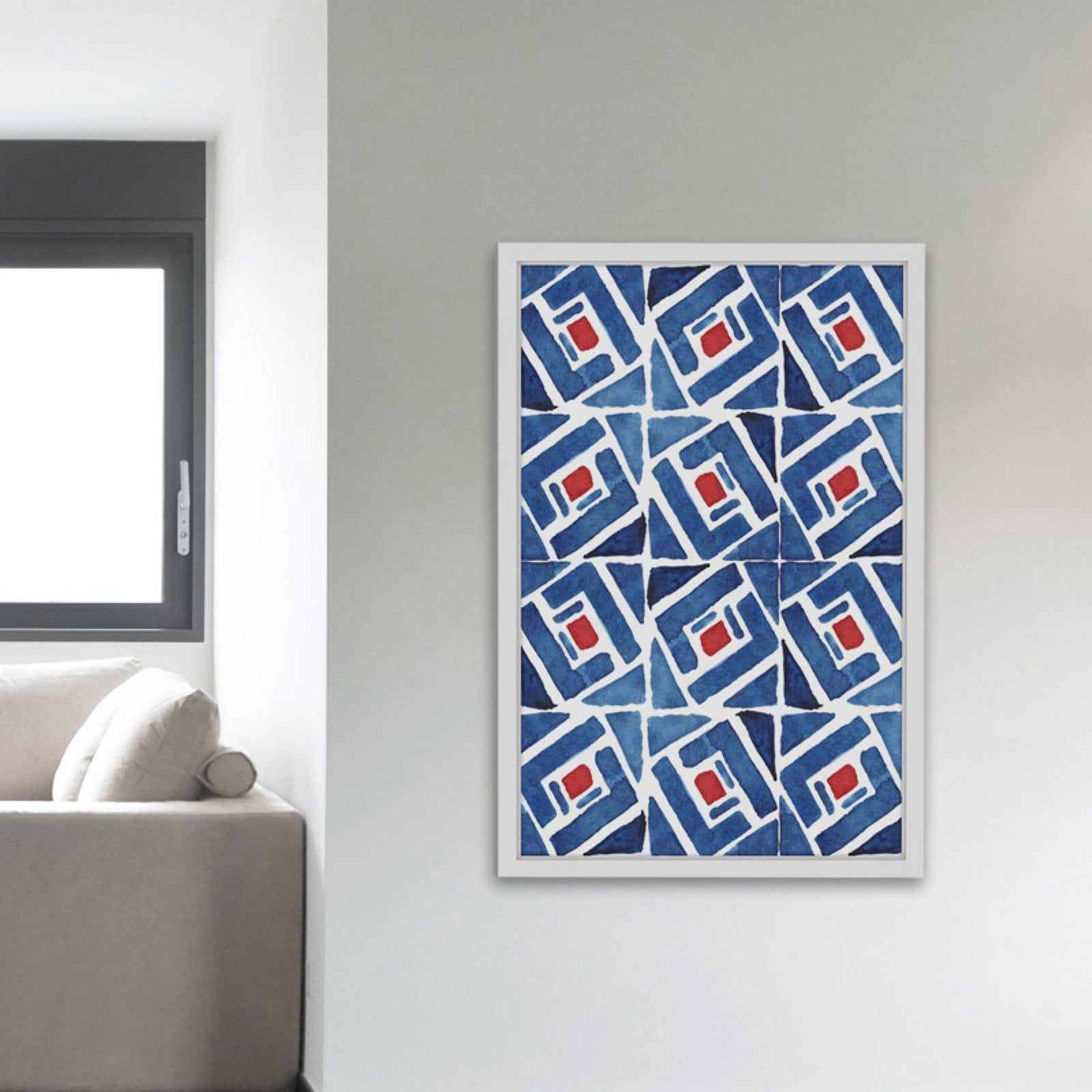Marmont Hill "Color Blocks" Framed Painting Print